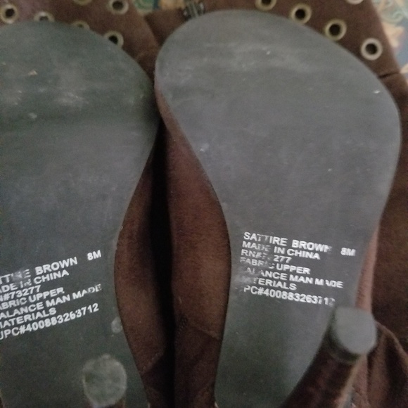 Brown Suede Boots - Picture 6 of 6